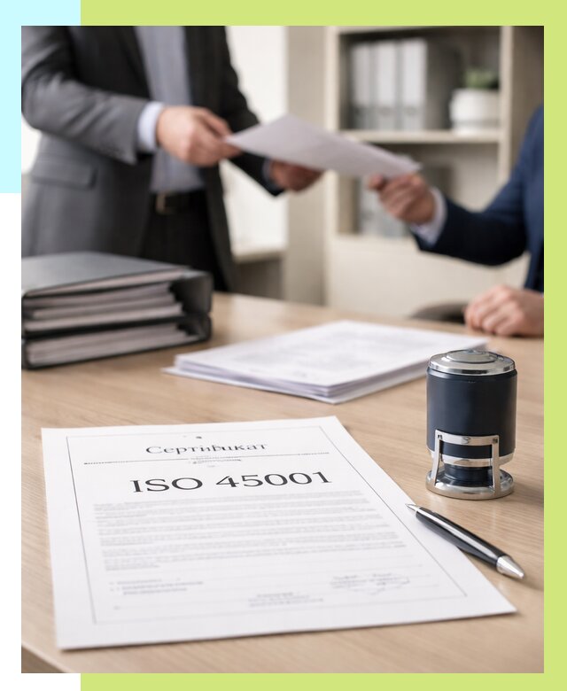 Сертификат ISO 45001 в Камне-на-Оби под ключ от 45675 р. | Сертэкс